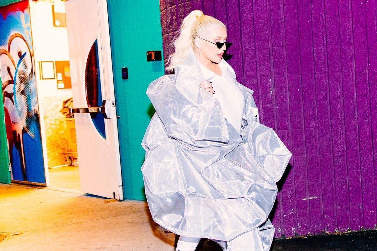 Christina Aguilera wears Komono