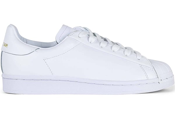 Superstar white sneakers from Adidas
